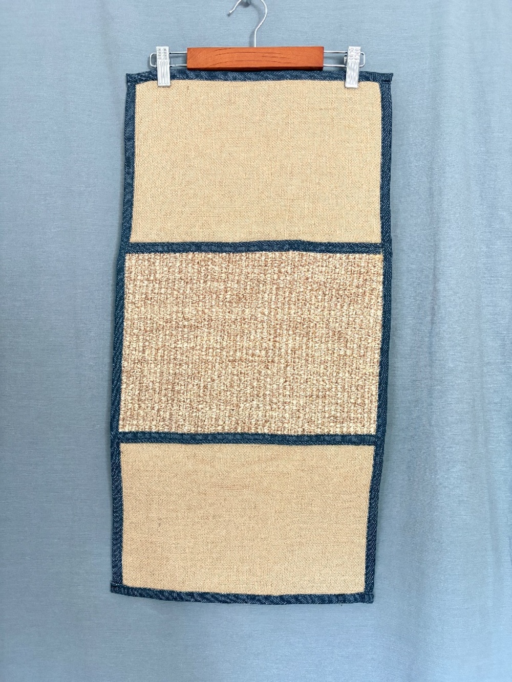 SmartyKat Cat Scratch Floor Pad Mat Sisal Rope Burlap Padded 28" x 14"